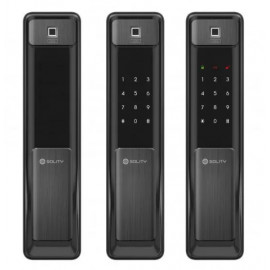 Врезной биометрический замок Solity GSP-2000BK BLACK